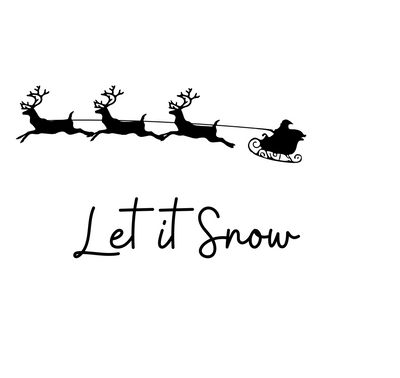 Let It Snow Hardcover Notebook