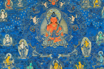 The Intricate Process of Thangka Painting