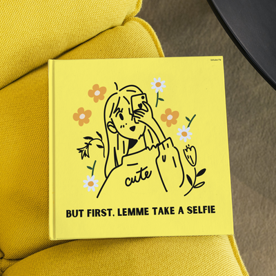 Lemme Take A Selfie Hardcover Notebook